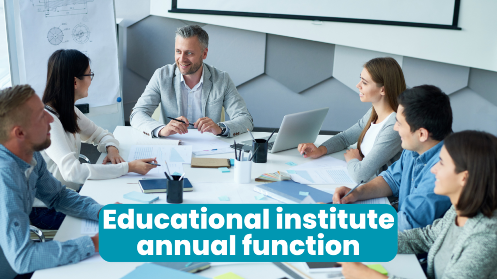 Educational institute annual function